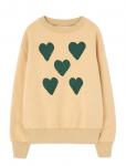 THE ANIMALS OBSERVATORY - Hearts Soft Brown Bear Sweatshirt - Dressipluusid - 10 Y