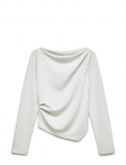 Vero Moda - Vmmille Ls Boatneck Short Top Jrs Noos - Pikkade varrukatega - S