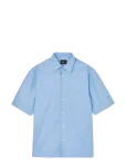 Mads N&oslash;rgaard - Prime Cotton Poplin Breuer Shirt - L&uuml;hikeste varrukatega s&auml;rgid - XL