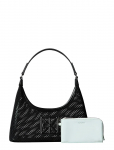 Calvin Klein - Emblem Mesh Shoulder Bag - V&auml;ikesed &uuml;le&otilde;lakotid - ONE SIZE