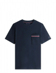 Tommy Hilfiger - Global Stripe Pique Pocket Tee - L&uuml;hikeste varrukatega - L