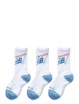 New Balance - Youth Lifestyle Graphic Crew 3 Pack - Sokid - M
