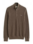 Gant - Waffle Knit Half-Zip Sweater - Poolpika lukuga džemprid - XL