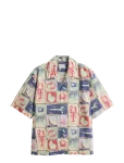 Gant - Rel Nautical Print Ss Shirt - L&uuml;hikeste varrukatega s&auml;rgid - XL