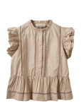 Sofie Schnoor - Juliensw Frill Cotton Top - Varrukateta - 42