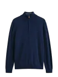 Gant - Extrafine Merino Wool Half Zip - Poolpika lukuga džemprid - M
