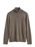 Gant - Extrafine Merino Wool Half Zip - Poolpika lukuga džemprid - M