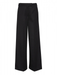 Calvin Klein - Wool Gaberdine Wide Leg Trouser - Lai jalg - 34