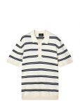 Mads N&oslash;rgaard - Tight Cotton Tristan Knit Ss St. - L&uuml;hikeste varrukatega - XXL