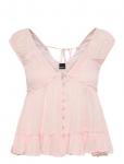 Gina Tricot - Peplum Top - L&uuml;hikeste varrukatega - XS