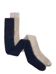 Huttelihut - Wool Rib Stockings 2-Pack - Sukkp&uuml;ksid - 56\62