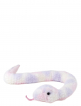 Teddykompaniet - Orm, Stor, Regnb&aring;gsf&auml;rgad, Rosa - Pehmed loomad - 120 CM