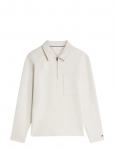 Tommy Hilfiger - Essential Terry Pocket 1/4 Zip - Poolpika lukuga džemprid - XXL