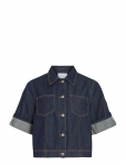 ROUGE EDIT - Roumartine 2/4 Denim Shirt - Teksas&auml;rgid - 42