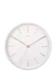 KARLSSON - Wall Clock Belle Numbers Metal White - Seinakellad - &Oslash; 35 CM