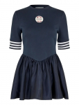 STINE GOYA - 2521 Flat Texture Viscose / Jersey, - L&uuml;hikeste varrukatega - S