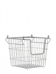 House Doctor - Basket, Hdtaw, Chrome Finish - Hoiukorvid - 26.7X 26.7X 26.7CM