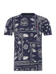 Polo Ralph Lauren - 26/1 Printed Jersey-Knt-T-Shirt - L&uuml;hikeste varrukatega - M