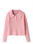 Name It - Nkfnia Ls Loose Polo Knit Lnoos - Pulloverid - 146-152