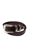 Nudie Jeans - Western Faux Croco Silver Belt Burgundy - Vabaaja v&ouml;&ouml;d - 100 CM