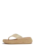 FitFlop - F-Mode Espadrille Shimmersuede Toe-Post Sandals - Kontsaga sandaalid - 42