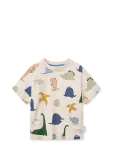 Liewood - Francis Printed Ss T-Shirt - L&uuml;hikeste varrukatega - 110/116