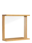 H&uuml;bsch - Base Mirror Natural - Seinapeeglid - 35X12X50CM