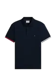 Tommy Hilfiger - Liquid Cotton Cuff Slim Polo - L&uuml;hikeste varrukatega - L