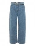 GANNI - Fluffy Denim Izey Belt - Laiad - 25