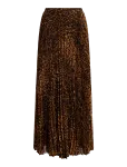 Lauren Ralph Lauren - Ocelot-Print Pleated Chiffon Skirt - Plisseeritud seelikud - 42