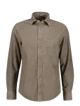 Gant - Reg Gmnt Dyed Cord Shirt - Velvets&auml;rgid - M