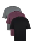 Lyle & Scott - 3 Pack Relaxed T-Shirt - L&uuml;hikeste varrukatega - L