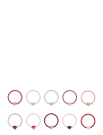 Mimi & Lula - 10 Ponies - Mini Teeny Weeny Heart - Scrunchies & Hair Ties - ONE SIZE
