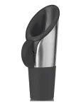 Innovine - Wine Pourer And Stopper In Graphite By Innovine&trade; - Pudeliavajad ja veinikorgid - ONE SIZE