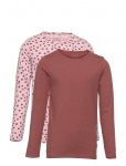 Minymo - Basic 35 -T-Shirt Ls (2-Pack) - Pikkade varrukatega T-s&auml;rgid - 116