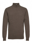 Barbour - Barbour Essential Lambswool Half Zip - Poolpika lukuga džemprid - XXL