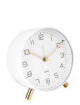 KARLSSON - Alarm Clock Lofty Metal Matt White - &Auml;ratuskellad - &Oslash;11CM