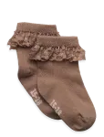 Minymo - Ankle Sock W. Lace - Sokid - 15\18
