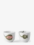 K&auml;hler - Hammersh&oslash;i Poppy Egg Cup &Oslash;5 Cm W. Deco 2 Pcs. - Munatopsid - ONE SIZE