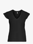 ONLY - Onlmay Life S/S Frill V-Neck Top Box Jrs - L&uuml;hikeste varrukatega - XS