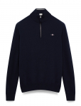 GANT - Superfine Lambswool Half Zip - Poolpika lukuga džemprid - S