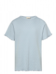 Copenhagen Colors - Pointelle Heart T-Shirt - L&uuml;hikeste varrukatega - 116