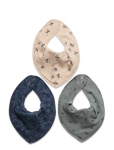 Fixoni - Bandana Bibs 3-Pack - Pudip&otilde;lled - ONE SIZE