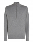 Tommy Hilfiger - Essential Cotton Zip Mock - Poolpika lukuga džemprid - M