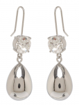 Bud To Rose - Drop Crystal Hook Earring - Rippuvad k&otilde;rvar&otilde;ngad - ONE SIZE