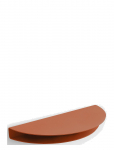 MOEBE - Half Moon Shelf, Terracotta, Large - Riiulid - L:40CM