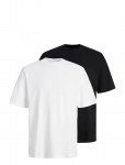 Jack & Jones - Jjebradley Tee Ss O-Neck 2Pk Mp Noos - L&uuml;hikeste varrukatega - S