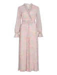 Vila - Viemma L/S Belt Maxi Dress/Dc/Ka - Maksikleidid - 34
