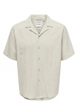 ONLY & SONS - Onsjannick Structure Ss Resort Shirt - L&uuml;hikeste varrukatega s&auml;rgid - XS
