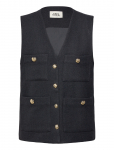 Lollys Laundry - Edel Vest Ss - Kootud vestid - XL